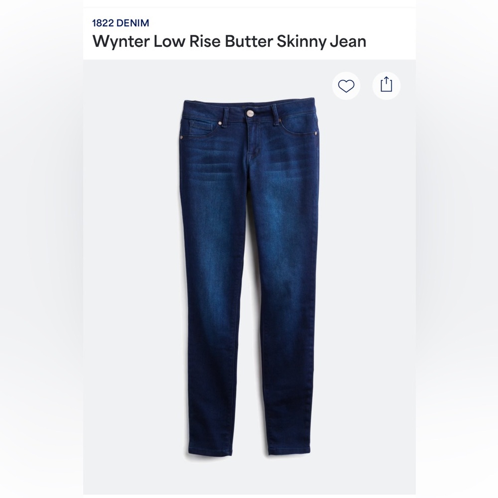 1822 Denim Blue Skinny Jeans